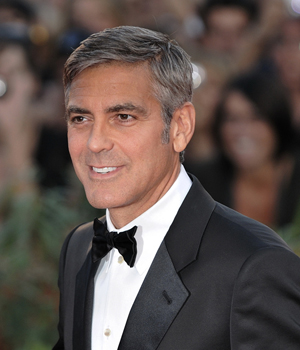 George Clooney at the 2009 Venice Film Festival, photo by Nicolas Genin, licensed under the Creative Commons Attribution-Share Alike 2.0 Generic license.