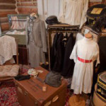 Women's fashions from the early 1900s are part of the Women's Exhibit in the Annie Ruth House. Image courtesy of Frisco Historic Park & Museum.