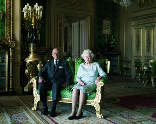 The Queen and Prince Philip, The Duke of Edinburgh, by Thomas Struth, 2011. Copyright Thomas Struth.
