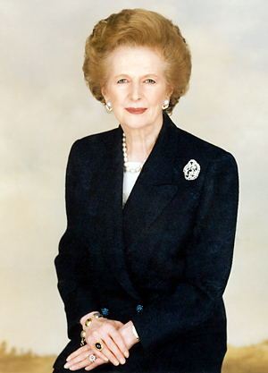 Former British Prime Minister Margaret Thatcher, now titled The Right Honourable The Baroness Thatcher. Photo provided by Chris Collins of the Margaret Thatcher Foundation.