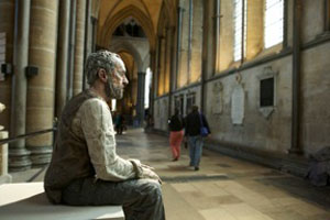 Sean Henry, 'Seated Man,' 2011, at Salisbury Cathedral from July 22 until Oct. 30. Image courtesy the artist and Salisbury Cathedral.