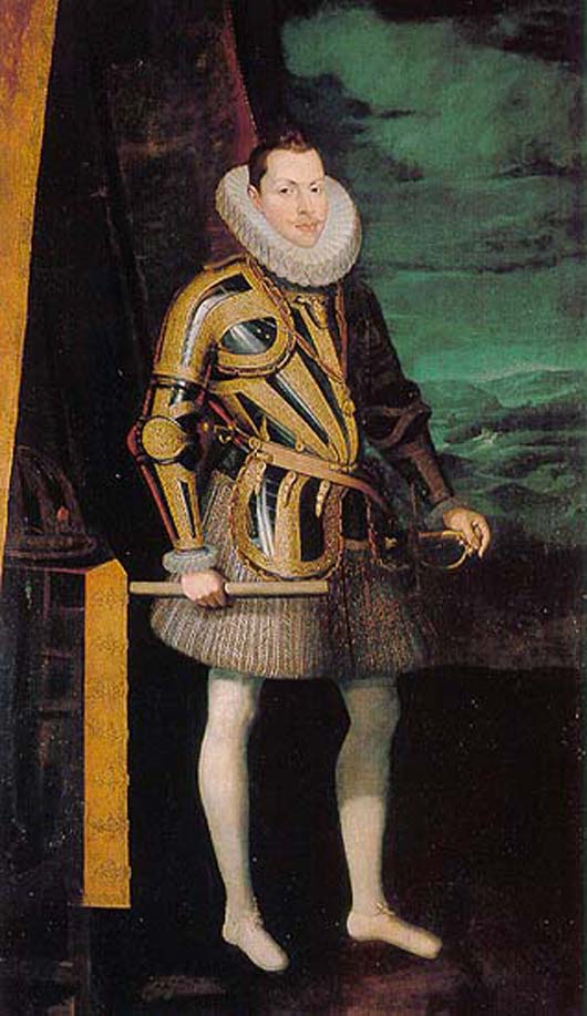King Philip III (El Rey Felipe III, 1598-1621) of Spain.