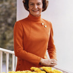First lady Betty Ford in an official White House photograph, 1974. Image courtesy of Wikimedia Commons.
