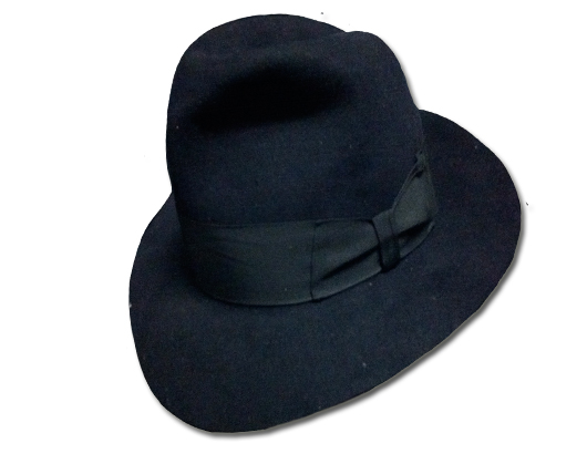 Rare Michael Jackson stage-worn ‘Billie Jean’ black fedora, worn during his 55-concert Victory tour, tossed to a fan during a concert in Montreal on Sept. 17, 1984. Image courtesy of Premiere Props.