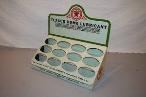 Topping Matthews Auctions’ recent sale was a rare Texaco Home Lubricant counter-top display rack that sold for $7,425. Image courtesy of Matthews Auctions LLC.