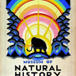 E. McKnight Kauffer, gouache artwork for a poster for the Museum of Natural History, 1923. Image by permission and copyright Transport for London, The London Transport Museum