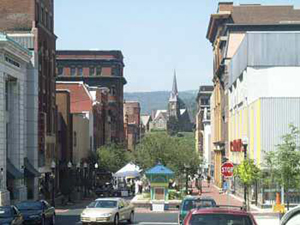 Downtown Cumberland, Md. Image courtesy of Wikimedia Commons.