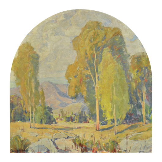 'Afternoon Shadows' by Paul Lauritz (California, 1899-1975) sold for $7,110. Clars image.