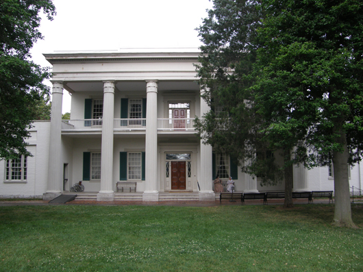 Andrew Jackson's Home, The Hermitage, near Nashville, Tennessee. Photo by Jim Bowen, licensed under the Creative Commons Attribution 2.0 Generic license.