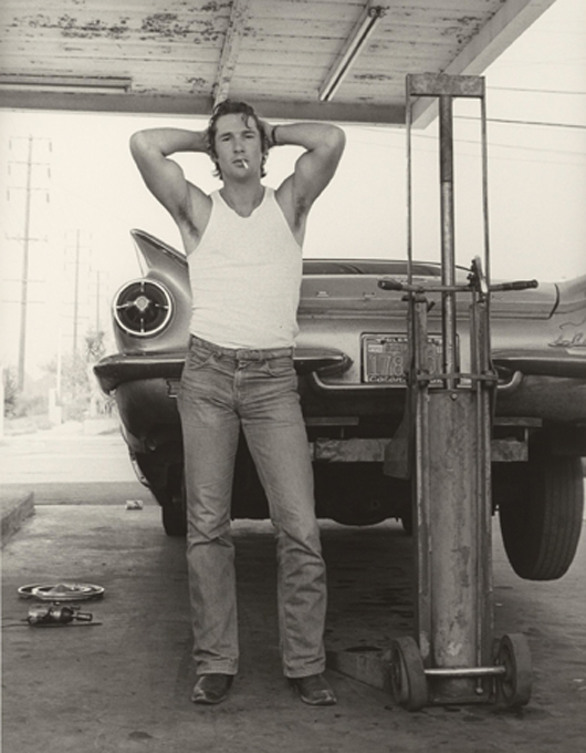 Herb Ritts (American, 1952 - 2002), Richard Gere, San Bernardino, 1977, Gelatin silver print, Dimensions: Image: 50.8 x 40.6 cm (20 x 16 in.), Framed: 76.2 x 63.5 cm (30 x 25 in.), Accession No. 2011.18.20, Copyright: © Herb Ritts Foundation, Credit: The J. Paul Getty Museum, Los Angeles, Gift of Herb Ritts Foundation.