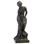 Christophe-Gabriel Allegrain’s (French, 1710-1795) bronze figure ‘Venus Au Bain,’ inscribed ‘G.C. Allegrain Fecit 1767’ with foundry mark ‘F, Barbedienne fondeur,’ Estimate: $3,000-$5,000. Image courtesy of William Jenack Auction Gallery.