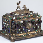 Important French parcel gilt and gem set jewel casket, with the mark for Paul Rigaux and Pierre Leblanc. Estimate: $20,000-$40,000. Image courtesy of Leland Little.