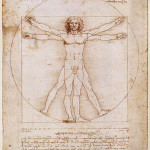 Leonardo da Vinci's 'Vitruvian Man' drawing, circa 1487. Image courtesy of Wikimedia Commons.