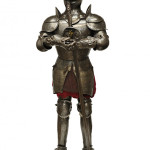 Medieval-style steel and chain mail suite of armor. Estimate: $2,000-$3,000. Image courtesy of Morton Kuehnert Auctioneers.