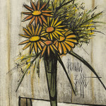 Bernard Buffet (French, 1928-1999) ‘Les Soucis,’ oil on canvas, signed, 29 inches x 21 1/4 inches. Included in the ‘Buffet Catalogue Raisonne’ prepared by Maurice Garnier. Estimate: $25,000-$40,000. Image courtesy of New Orleans Auction Galleries Inc.