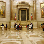 Rotunda for the charters of Freedom at National Archives (NARA) building in Washington, D.C., where the Declaration of Independence, the Bill of Rights, and the U.S. Constitution are on display. Photo by Kelvin Kay, licensed under the Creative Commons Attribution ShareAlike 3.0 License.