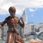 Hong Kong has become a major center for the auction of Asian art and antiques. This view of Hong Kong's Avenue of the Stars features the statue that pays homage to martial arts expert and film star the late Bruce Lee. Photo by Johnson Lau, licensed under the Creative Commons Attribution-Share Alike 2.5 Generic license.