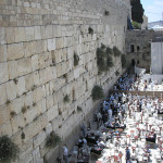 The Western Wall in the Old City of Jerusalem. Image by Deror avi, courtesy of Wikimedia Commons.