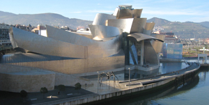 Architect Frank Gehry also designed the Guggenheim museum in Bilbao, Spain. Image courtesy of Wikimedia Commons.