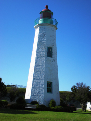 The Old Point Comfort Light at Fort Monroe, built in 1802. Image courtesy of Wikimedia Commons.