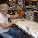 Roger Mackey at work in his shop. Image submitted.