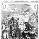 Thomas Nast illustration on the cover of the Jan. 3, 1863 issue of 'Harper's Weekly.' Image courtesy of Wikimedia Commons.