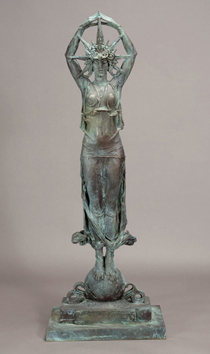 Alexander Stirling Calder, (American 1870-1945), ‘Star Maiden.’ Image courtesy of Michaan’s Auctions. Estimate: $20,000-$30,000.