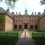 The rear of the Wren Building at the College of William and Mary. Image courtesy of Wikimedia Commons.
