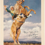An autographed Roy Rogers and Trigger poster. Image courtesy of LiveAuctioneers.com Archive and Heritage Auctions.