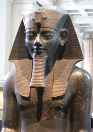 This colossal statue of Amenhotep III resides in The British Museum. The sculptor is unknown. Photo by A. Parrot.