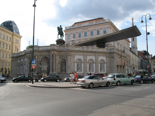 The Albertina museum is housed in a former palace in Vienna. Image courtesy of Wikimedia Commons.