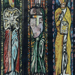 Oundle School Chapel, Northamptonshire, 1954, Design for 3-light window: The Way, the Life and the Truth Mixed media, © Collection of Oundle School