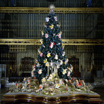 Annual Christmas Tree and Neapolitan Baroque Crèche display, 20 ft. blue spruce with a collection of 18th-century Neapolitan angels and cherubs among its boughs and groups of realistic crèche figures flanking the Nativity scene at its base, displayed in the Museum’s Medieval Sculpture Hall, Gift of Loretta Hines Howard, 1964