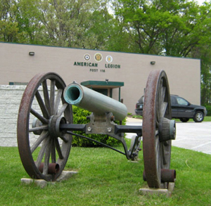 Original cannon used by the Maryland State Oyster Police Force to control oyster harvesting in Chesapeake Bay during the 19th century. Image courtesy of the Maryland Dept. of Natural Resources.