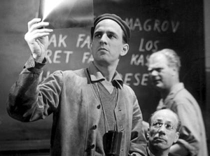Filmmaker Ingmar Bergman during the production of 'Wild Strawberries' in 1957. Image courtesy of Wikimedia Commons.
