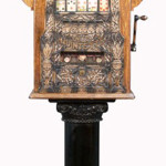 One-cent and five-cent Caille's Quintette, five sets of card reels slot machine, circa 1901, in great condition. Estimate: $16,000-$100,000. Image courtesy of Victorian Casino Antiques.