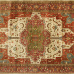 Indo Heriz rug, 11 feet 9 inches x 18 feet 2 inches. Estimate: $4,000-$7,000. Image courtesy of Kaminski Auctions.