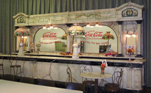 This soda fountain was part of the 1893 Columbian Exhibition in Chicago. It became a part of the Schmidt museum in 1976 and will be included in the March 24-25 auction.