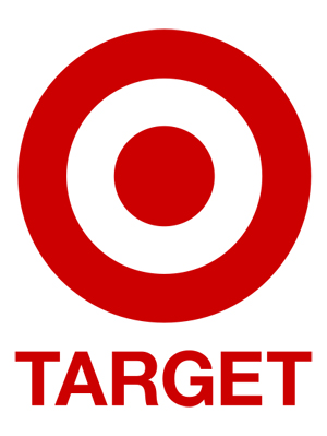 Low-resolution logo of Target Corporation, a non-copyrighted registered trademark.