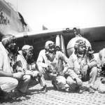 Pilots of the 332nd Fighter Group, Tuskegee Airmen, at Ramitelli Airfield in Italy. Image courtesy of Wikimedia Commons.