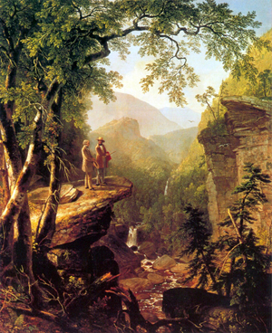 'Kindred Spirits' by Hudson River School painter Asher Durand. From the collection of the Crystal Bridges Museum of American Art.