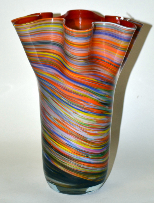 This Murano glass vase (lot 237) will make those roses looks even better. Image courtesy of Roland Auction.