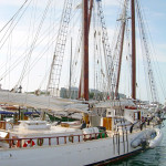 The 130-foot schooner Western Union is docked in Key West harbor. Photo by Marc Averette. This file is licensed under the Creative Commons Attribution 3.0 Unported license.