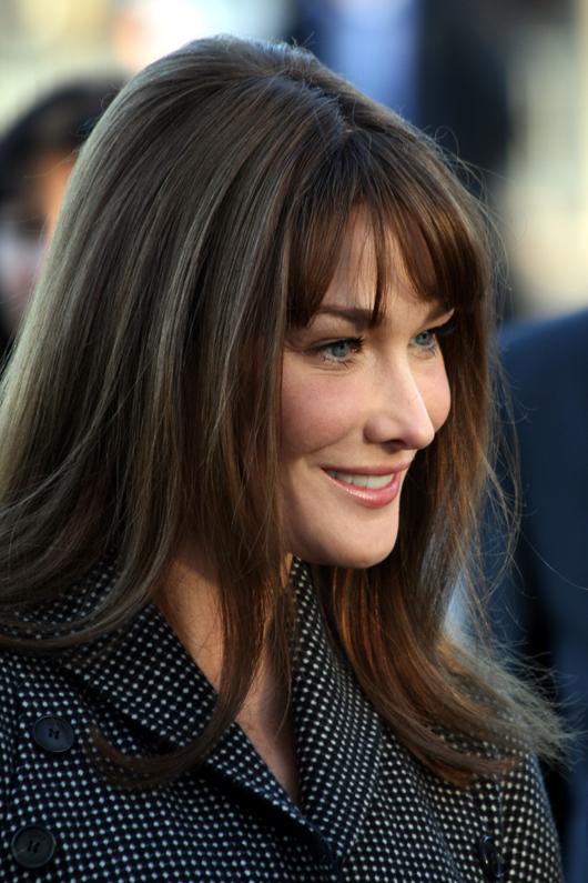 Carla Bruni-Sarkozy. Photo by Remi Jouan. This file is licensed under the Creative Commons Attribution-Share Alike 3.0 Unported license. 