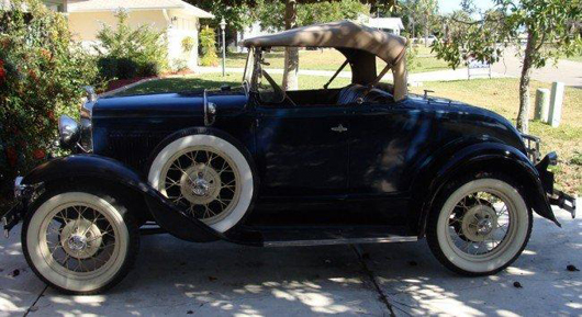1931 Ford Model A Deluxe Roadster. Image courtesy Professional Appraisers and Liquidators.