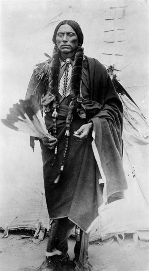 Kwahadi Comanche chief Quanah Parker. Image courtesy Wikimedia Commons.