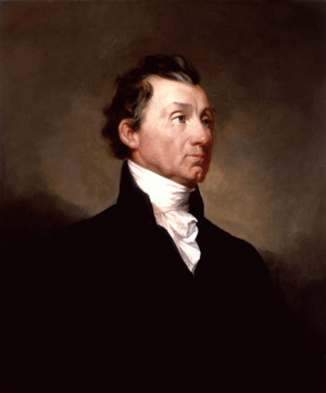 Fifth U.S. President James Monroe painted by Samuel Finley Breese Morse. Image courtesy Wikimedia Commons.