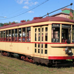 A 1929 electric passenger streetcar formerly owned by the Montreal Tramways Co., now at the Connecticut Trolley Museum. This file is licensed under the Creative Commons Attribution-Share Alike 2.0 Generic license.