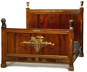 French Empire bed. John McInnis image.