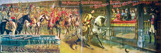 The poster, which is more than 27 feet wide by 9 feet tall, is believed to be the only one of its kind. Image courtesy Buffalo Bill Historical Center.